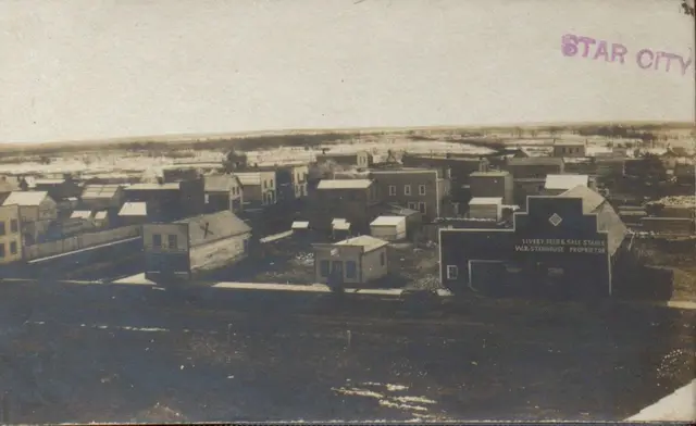 Bird's eye view of Star City